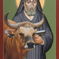 Wall Frame Espresso, Matted - St. Feofil of Kiev by Br. Robert Lentz, OFM - Trinity Stores