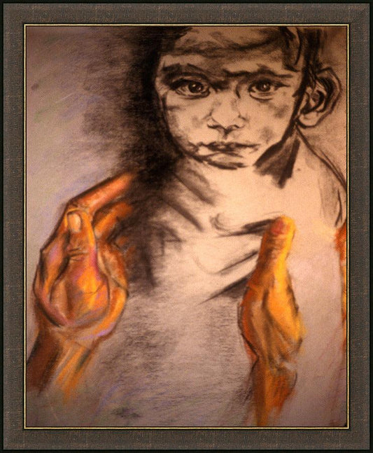 Wall Frame Espresso - What Child is This? by B. Gilroy