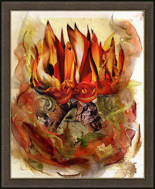 Wall Frame Espresso - Call of Moses by B. Gilroy