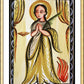 Wall Frame Gold, Matted - St. Agatha by Br. Arturo Olivas, OFS - Trinity Stores