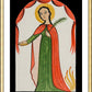 Wall Frame Gold, Matted - St. Agatha by A. Olivas