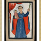 Wall Frame Gold, Matted - St. Anthony of Padua by A. Olivas