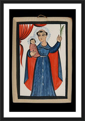 Wall Frame Black - St. Anthony of Padua by A. Olivas