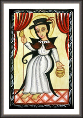 Wall Frame Espresso - Holy Child of Atocha by A. Olivas