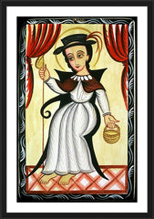 Wall Frame Black - Holy Child of Atocha by A. Olivas