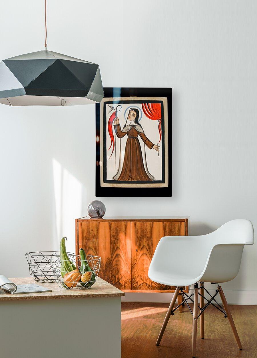 Metal Print - St. Teresa of Avila by Br. Arturo Olivas, OFS - Trinity Stores