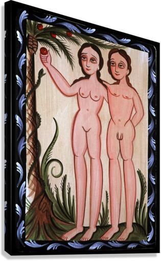 Canvas Print - Adam and Eve by Br. Arturo Olivas, OFM - Trinity Stores