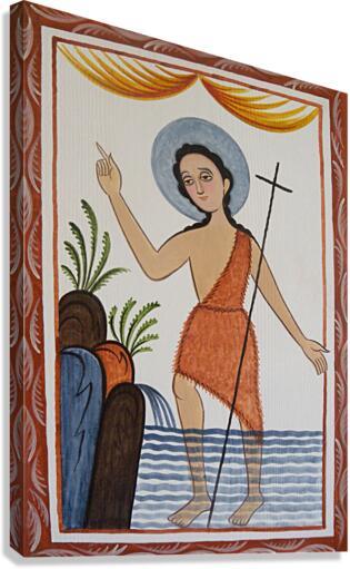 Canvas Print - St. John the Baptist by A. Olivas