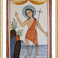 Wall Frame Gold, Matted - St. John the Baptist by Br. Arturo Olivas, OFS - Trinity Stores