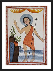 Wall Frame Black - St. John the Baptist by A. Olivas
