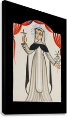 Canvas Print - St. Catherine of Siena by A. Olivas