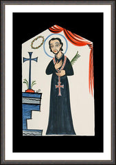 Wall Frame Espresso - St. Cayetano by A. Olivas