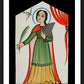 Wall Frame Black, Matted - St. Cecilia by Br. Arturo Olivas, OFS - Trinity Stores