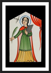 Wall Frame Black - St. Cecilia by A. Olivas
