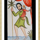 Wall Frame Gold, Matted - St. Christopher by A. Olivas