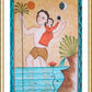 Wall Frame Gold, Matted - St. Christopher by Br. Arturo Olivas, OFS - Trinity Stores