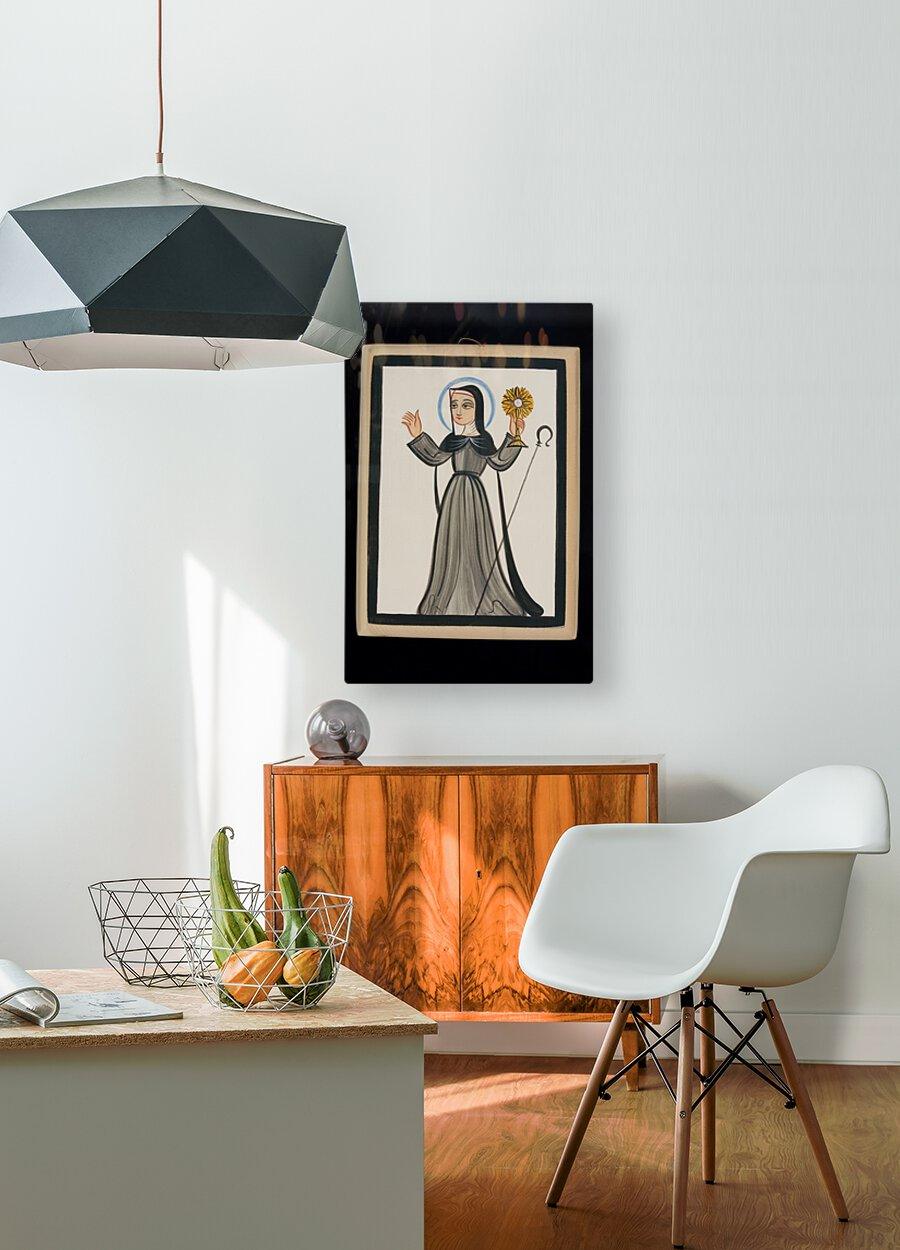 Metal Print - St. Clare of Assisi by A. Olivas