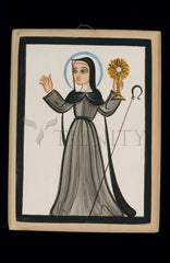 Metal Print - St. Clare of Assisi by A. Olivas