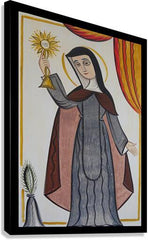 Canvas Print - St. Clare of Assisi by A. Olivas