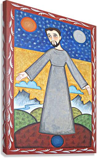 Canvas Print - St. Francis of Assisi, Br. of Cosmos by A. Olivas