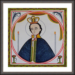 Wall Frame Espresso - St. Fernando by A. Olivas