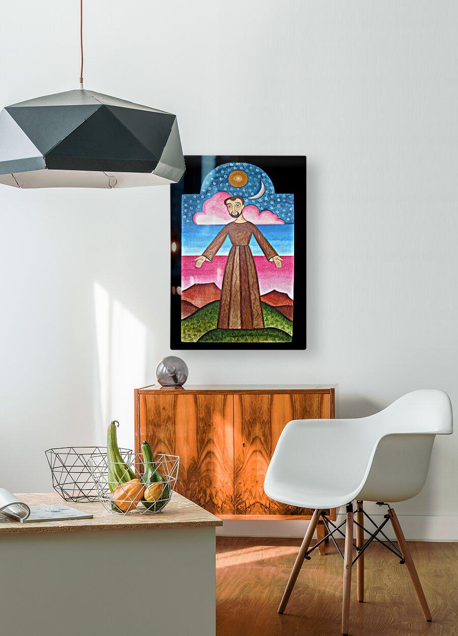 Acrylic Print - St. Francis of Assisi, Herald of Creation by Br. Arturo Olivas, OFS - Trinity Stores