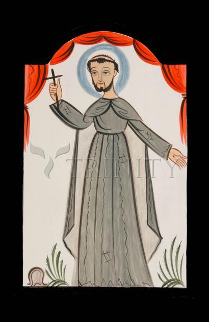 Wall Frame Espresso - St. Francis of Assisi by A. Olivas – Trinity Stores