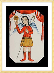 Wall Frame Gold - St. Gabriel Archangel by A. Olivas