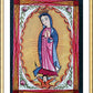 Wall Frame Gold, Matted - Our Lady of Guadalupe by Br. Arturo Olivas, OFS - Trinity Stores