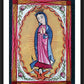 Wall Frame Black, Matted - Our Lady of Guadalupe by Br. Arturo Olivas, OFS - Trinity Stores