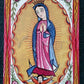 Wall Frame Espresso, Matted - Our Lady of Guadalupe by Br. Arturo Olivas, OFS - Trinity Stores