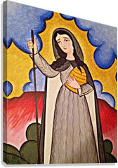Canvas Print - St. Gobnait by A. Olivas