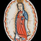 Wall Frame Black, Matted - Our Lady of Guadalupe by Br. Arturo Olivas, OFM - Trinity Stores