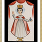 Wall Frame Gold, Matted - Infant of Prague by Br. Arturo Olivas, OFS - Trinity Stores