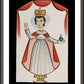 Wall Frame Espresso, Matted - Infant of Prague by Br. Arturo Olivas, OFS - Trinity Stores
