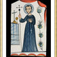 Wall Frame Gold, Matted - St. John of God by A. Olivas