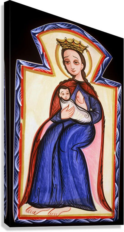 Canvas Print - Our Lady of the Milk by Br. Arturo Olivas, OFM - Trinity Stores