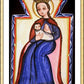 Wall Frame Gold, Matted - Our Lady of the Milk by Br. Arturo Olivas, OFS - Trinity Stores
