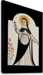 Canvas Print - St. Rose of Lima by A. Olivas