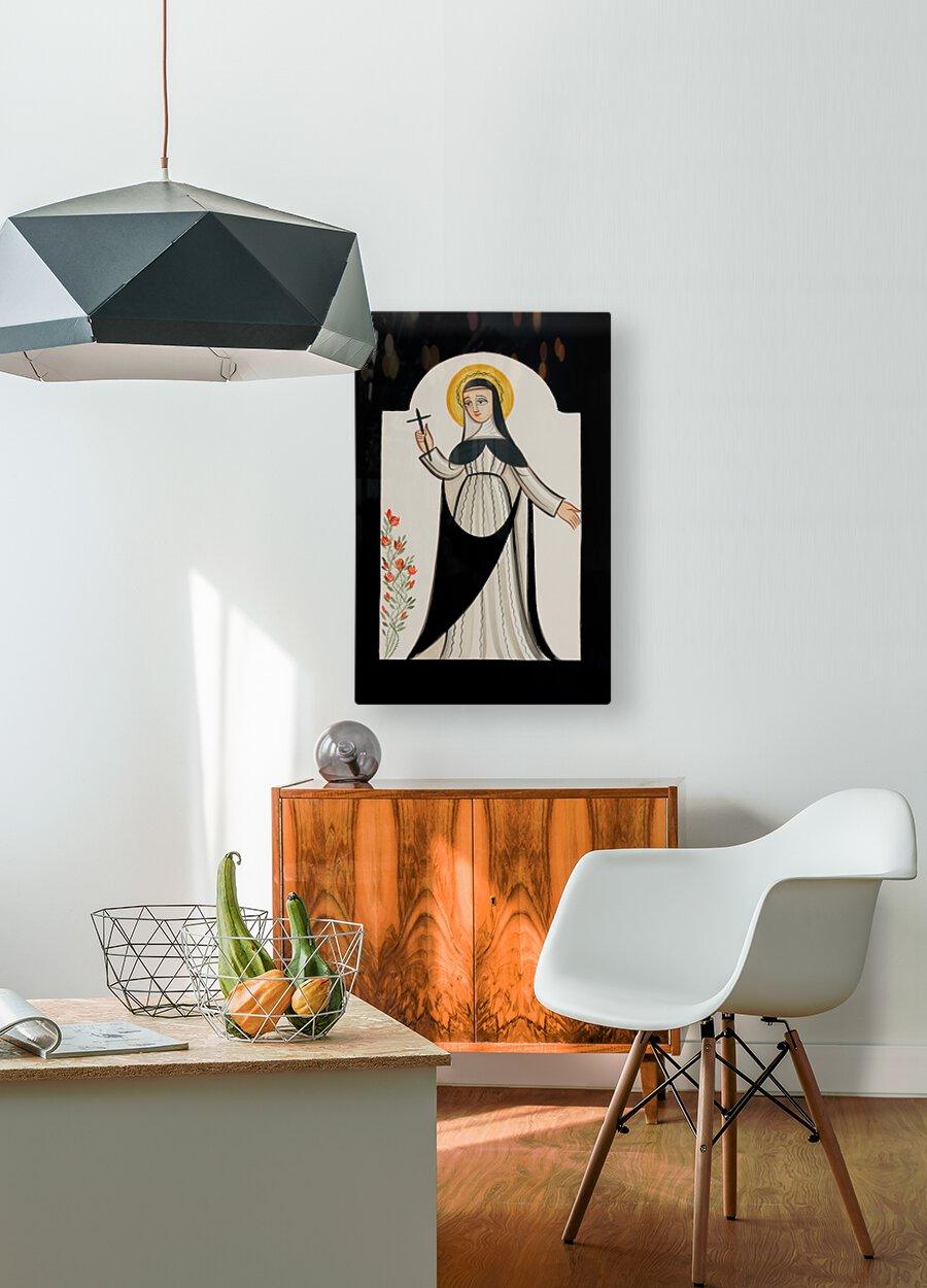 Metal Print - St. Rose of Lima by A. Olivas