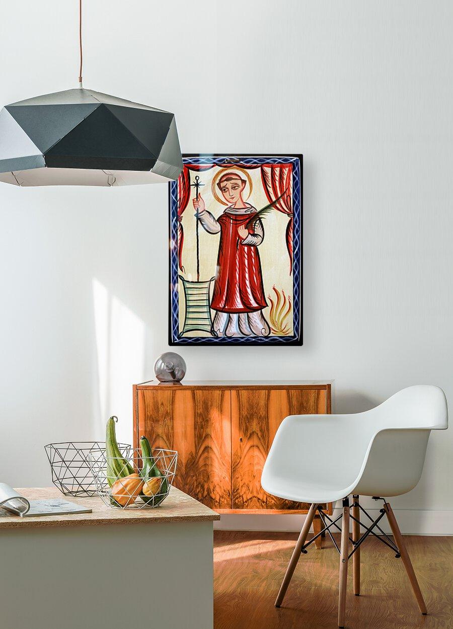 Metal Print - St. Lawrence by Br. Arturo Olivas, OFS - Trinity Stores