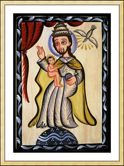 Wall Frame Gold - Holy Trinity by A. Olivas