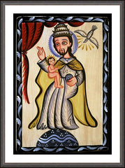 Wall Frame Espresso - Holy Trinity by A. Olivas