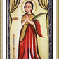 Wall Frame Gold, Matted - St. Lucy by Br. Arturo Olivas, OFS - Trinity Stores