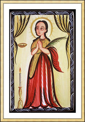 Wall Frame Gold - St. Lucy by A. Olivas