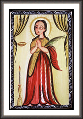 Wall Frame Espresso - St. Lucy by A. Olivas