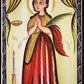 Wall Frame Espresso, Matted - St. Lucy by Br. Arturo Olivas, OFS - Trinity Stores