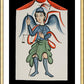 Wall Frame Gold, Matted - St. Michael Archangel by Br. Arturo Olivas, OFS - Trinity Stores