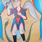 Wall Frame Black, Matted - St. Michael Archangel by Br. Arturo Olivas, OFS - Trinity Stores