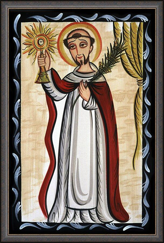 Wall Frame Espresso - St. Raymond Nonnatus by A. Olivas